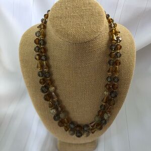 Vtg German Double Strand Necklace